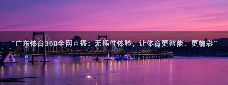 “广东体育360全网直播：无插件体验，让体育更智能、更精彩”